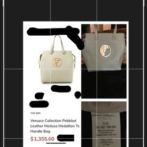 Versace collection handbag